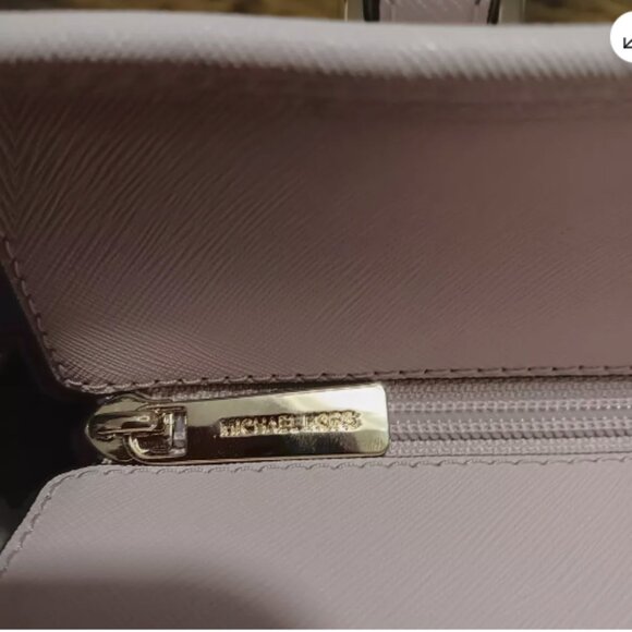 Michael Kors Jet Set‎ Travel Powder Blush Leather Shoulder Tote NWT" - Picture 9 of 9